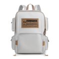 thumbnail image 1 of Mochila de PU, bolso para computadora, bolso de viaje para exteriores, mochila para estudiantes de secundaria, mochila moderna para viajar al trabajo, 1 of 6