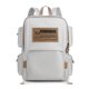 thumbnail image 1 of Mochila de PU, bolso para computadora, bolso de viaje para exteriores, mochila para estudiantes de secundaria, mochila moderna para viajar al trabajo, 1 of 6