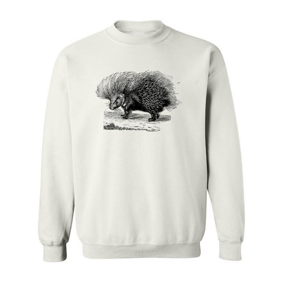Sketch Of A Porcupine Sweatshirt Men -Image by Shutterstock, Male Large