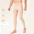 thumbnail image 2 of hotojiny Men Thermal Underwear Bottoms Soft Sports Running Tights Pants Fall Winter Warm Base Layer Leggings L-4XL, 2 of 7