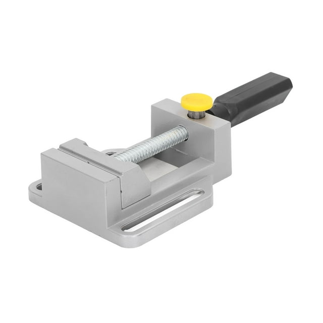 Compact Aluminum Alloy Quick-Release Drill Press Vise with Non-Slip Handle for Precision Clamping and Drilling Projects
