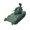Green Fort, variant on HILABEE 1/72 4D Tank Model Reconnaissance Vehicles Tracked Crawler Chariot for Education