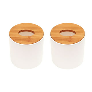 12 PcsCar Tissues Boxes Marble PrintCar Tissues Cylinder Round Car
