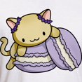 thumbnail image 3 of CafePress - Macaron Kitty T Shirt - Fitted T-Shirt, Vintage Fit Soft Cotton Tee, 3 of 4