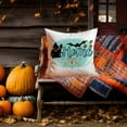 Creaon Set of 4 Halloween Sublimation Throw Pillow Covers 12x12 inch