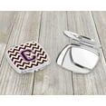 thumbnail image 3 of Letter C Chevron Purple and Gold Compact Mirror CJ1058-CSCM, 3 of 4