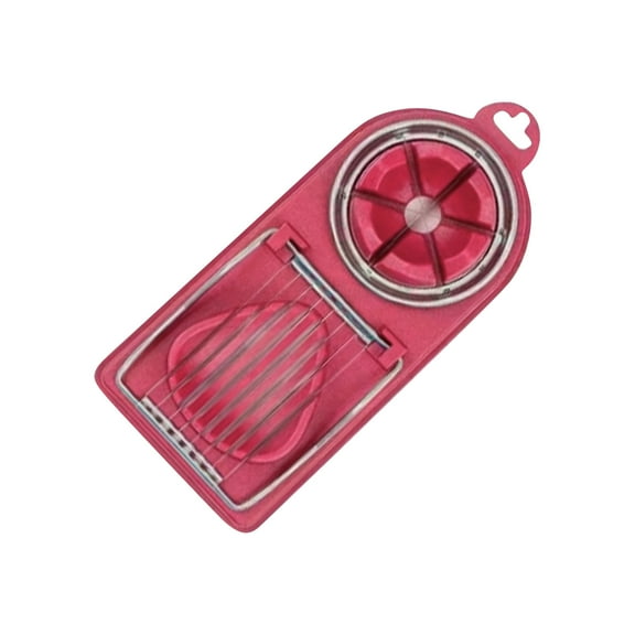 Egg Chopper, Safe And Easy To Use Food Chopper With Stainless Steel Blades, Egg Cutter For Uniform Slices, Strawberry And Vegetable Chopper, Perfect For Garnishing And Making