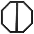 thumbnail image 2 of QualArc STOP-30X30 Cadre de Panneau Stop 30 x 30 Po - Noir, 2 of 4