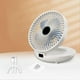 thumbnail image 2 of Wall-mounted Rechargeable Portable Fan 3 Speeds Operated Collapsible Fan for Travel Office Room Household, 2 of 5