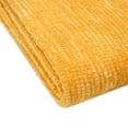 thumbnail image 5 of Chanasya Soft Golden Chenille Knitted Textured Decorative Throw Blanket - Elegant Lightweight Luxury Warm Fuzzy Cozy Decor with Tassels for Couch Sofa Bed Chair Bedroom Living Room (50x65 Inches), 5 of 6