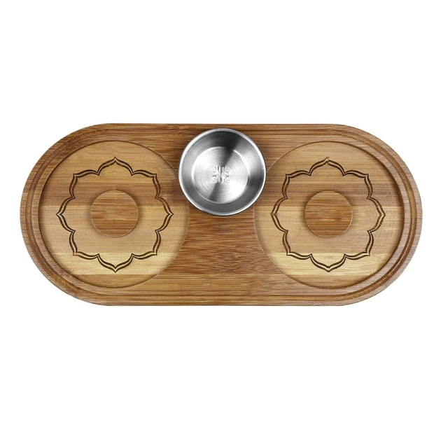 Oleegame 1PC Picnic Trays For Food Rimmer Tray Glass And Sugar Rim Bar Cocktail Dip Sugar Seasoning Plate