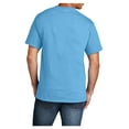 thumbnail image 2 of Mens Core Cotton Male T-Shirts Aquatic Blue XL, 2 of 5