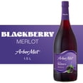 thumbnail image 2 of Arbor Mist Blackberry Merlot Sweet Red Fruit Wine, New York, 1.5L Glass Bottle, 6% ABV, 2 of 5