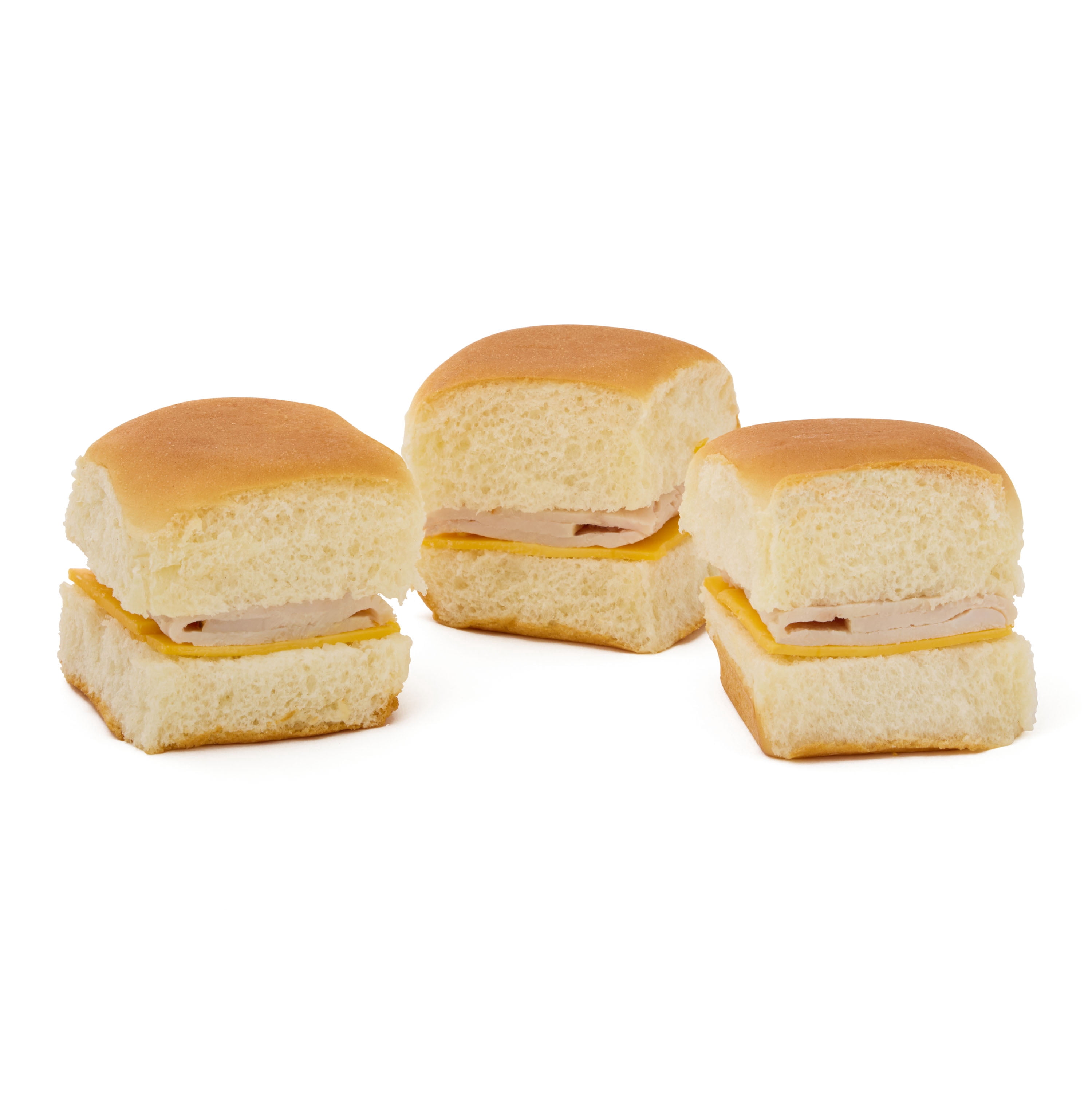 Taylor Farms Turkey & Cheddar Sandwich Sliders, 3 Count, 5.57 oz (Fresh)