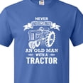 thumbnail image 4 of Inktastic Old Man Tractor T-Shirt, 4 of 5