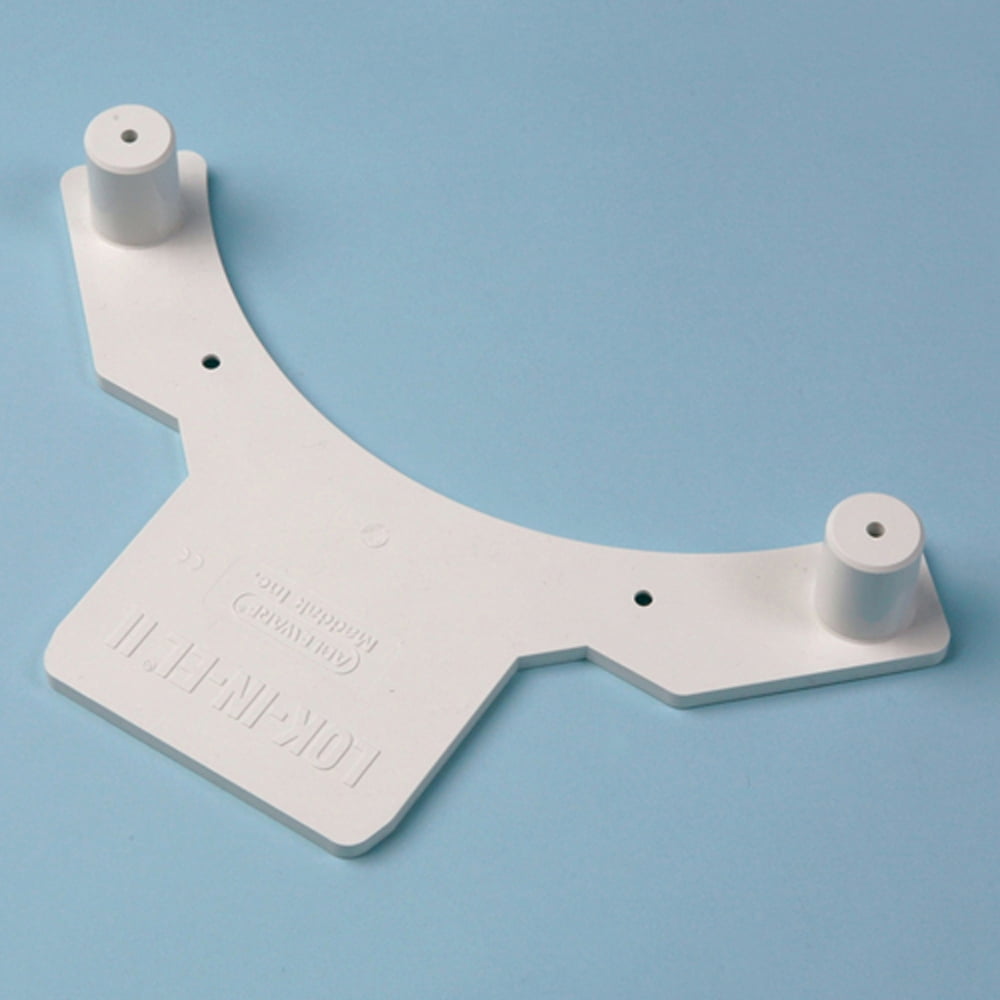 Slipon bracket for raised toilet seat