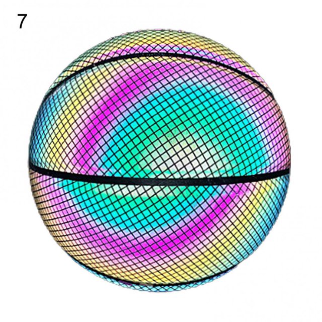 Baloncesto reflectante sin brillo, fiesta holográfica en casa, decoración de deportes al aire libre, baloncesto, adolescentes, regalos de cumpleaños Fivean unisex