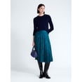 thumbnail image 3 of Free Assembly Women’s and Women’s Plus Pleated Tab Waist Midi Skirt, Sizes 0-28W, 3 of 6