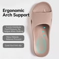thumbnail image 7 of longantii Womens Orthopedic Sandals Non Slip Slip on Arch Support Summer Flat Sandals Wide Sneakers 2026 Comfort Foam Shoes Pink, 7 of 7