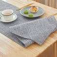 thumbnail image 4 of Table Runner Burlap Desk Tablecloths Bed Runners Multicolor Table Ribbon Wedding Centerpiece for Festival Party Birthday Christmas, 4 of 7