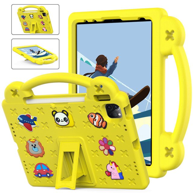 1 Uds. Amarillo adecuado para Lenovo K10 10,3 X6C6F/X606X/X6C6L (2021) funda protectora plana, funda protectora plana, anticaída Sailing Electrónica