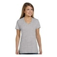 thumbnail image 1 of Hanes Ladies Ringspun Cotton Nano-T V-Neck T-Shirt, Style S04V, 1 of 1
