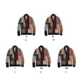 thumbnail image 1 of Guardurnaity Suéter de punto acogedor para hombre, suave y cómodo para salidas informales, cárdigan a rayas con cuello en V. Abrigos y chamarras, 1 of 3
