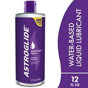 (3 pack) Astroglide Liquid, Water Based Personal Lubricant, Condom Compatible Lube, 12 fl oz