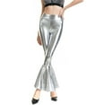 thumbnail image 3 of Pantalon Évasé Taille Haute à la Mode pour Femmes, Tendance Colorée, 3 of 5