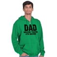 thumbnail image 4 of Dad Walking Talking ATM Machine Funny Zip Hoodie Sweatshirt Men Brisco Brands M, 4 of 6