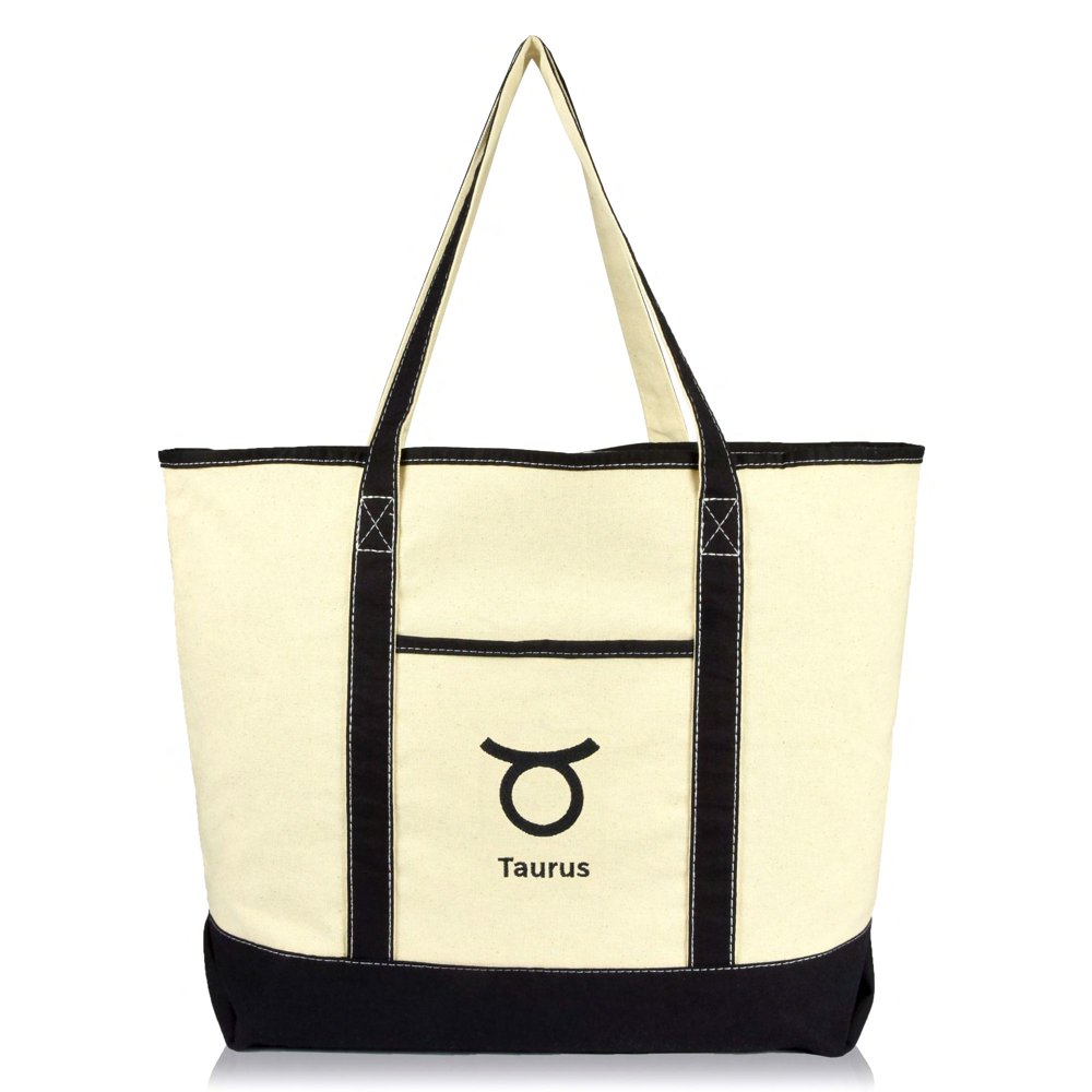 DALIX Zodiac Sign Tote Bag Horoscope Astrology Taurus