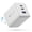 White, variant on NOVOO 100W USB C Charger Block, GaN III 3-Port Foldable Fast Wall Charger, 2 USB-C and 1 USB-A Power Adapter for MacBook Pro/Air, Dell XPS, iPad, iPhone 16/15, Galaxy, White