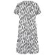 thumbnail image 1 of Vestido suelto de manga corta con estampado de cuello redondo informal de verano para mujer a la moda Fridja bnh2002, 1 of 6