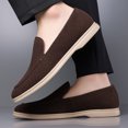 thumbnail image 7 of Men's Slip On Suede Texture Flat Loafer Casual Shoes, 7 of 7