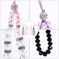 thumbnail image 3 of CIMAXIC 5pcs Non-slip Phone Lanyards Crystal Beads Hand Wrist Strap Short String,6.5"X0.31"X0.31", 3 of 5