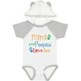 thumbnail image 3 of Inktastic Mimi and Peepaw Love Me Boys or Girls Baby Bodysuit, 3 of 5