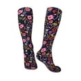 thumbnail image 4 of Balery Dancing Skeletons Floral Garden Fun Novelty Socks Men'S Women'S Crew Socks Funny Crazy Novelty Socks Quirky And Cool Socks, 4 of 9