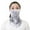 White, variant on Beshee Motorcycle Head Wrap Women Men Scarf Mask Bandana with Ear Loops Sun Outdoors Face Mask Face Mask Black