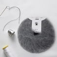 thumbnail image 3 of Herwey Angola Mohair Wool Fiber Yarn with Crochet, 12 Colors, 3 of 6