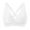 White, variant on Women's Sporty Adjustable Wide Straps Bikini Top Large Bust Criss Cross Back Supportive Swimsuit Tops Only Beach Vacation 2026