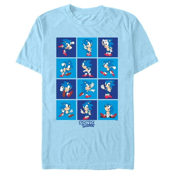 Men's Sonic the Hedgehog Classic Poses  Graphic T-Shirt