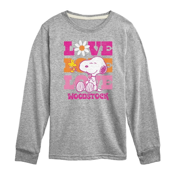 Peanuts - Love Woodstock - Toddler & Youth Long Sleeve Graphic T-Shirt