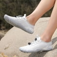 thumbnail image 3 of 2026 Barefoot Shoes for Women Mens HIking Shoes Comfortable Nonslip Athletic Training Running Shoes Wide Toe Box Water Shoes White Size 6.5, 3 of 8