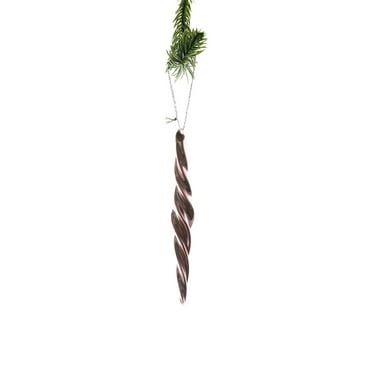 Starlight Collection, Pink Glass Hanging Spiral Finial Ornament (Pack of 6)