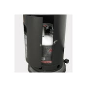Patio Heater- 87 Tall AZ Patio Heater with Table- Hammered Silver