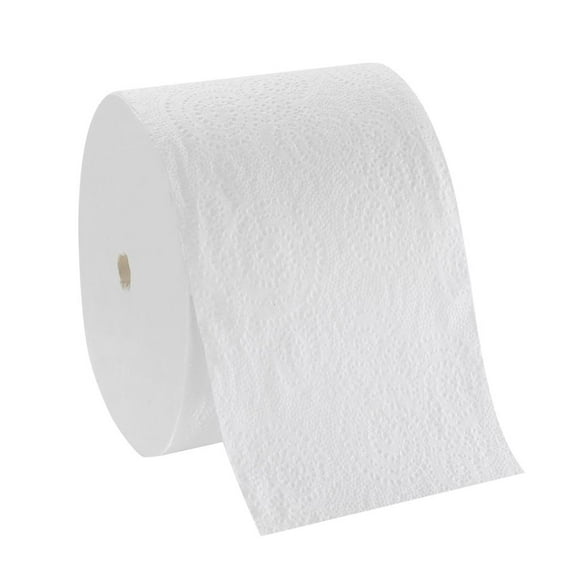 ANGEL SOFT ULTRA PROFESSIONAL SERIES® COMPACT® PREMIUM EMBOSSED CORELESS 2-PLY HIGH-CAPACITY TOILET PAPER, 660 SHEETS/ROLL, 18 ROLLS