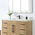 thumbnail image 3 of Altair Design Arbios 48" Quartz Stone Vanity Top in Calacatta White, 3 of 7