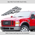 thumbnail image 3 of APS Premium Stainless Steel Chrome 8x6 Billet Grille Compatible with Ford F-250 F-350 F-450 F-550 2008-2010 Side Vent N19-S24556F, 3 of 7