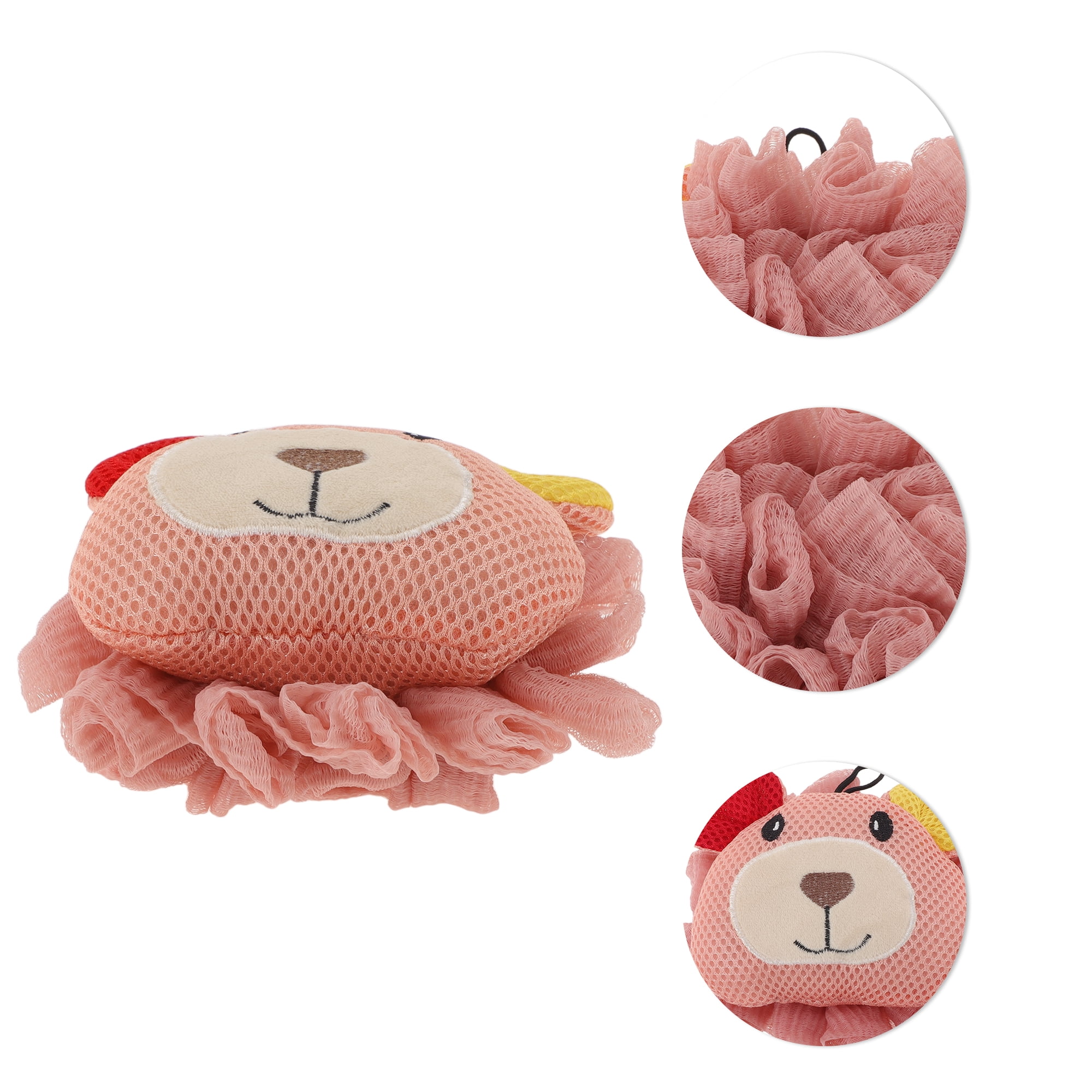 Unique Bargains Fashion Cartoon Bath Sponge 1 Pc [5.91"x5.12"]