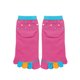 thumbnail image 2 of INSPIRAR CHIC Calcetines de tobillo unisex con patrón de puntos y puños elásticos rojos, 2 of 6